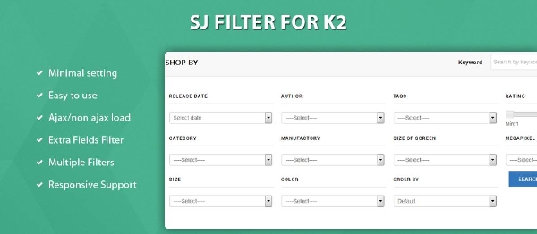 Joomla Sj Filter For K2 Extension