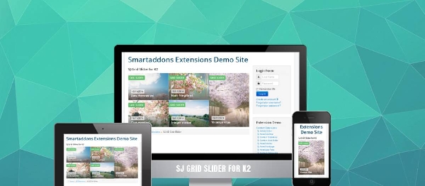 Joomla SJ Grid Slider For K2 Extension