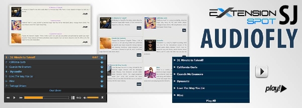 Joomla SJ HTML5 AudioFly Extension