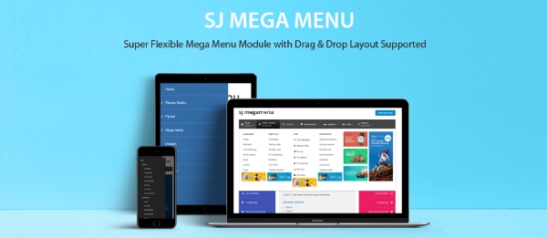 Joomla SJ Mega Menu Extension