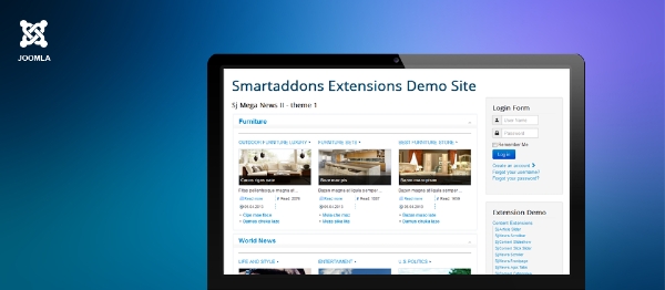 Joomla SJ Mega News II Extension