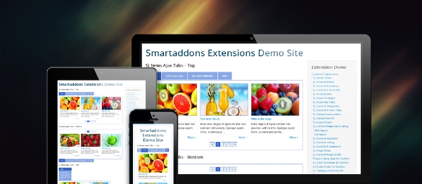 Joomla SJ News Ajax Tabs Extension