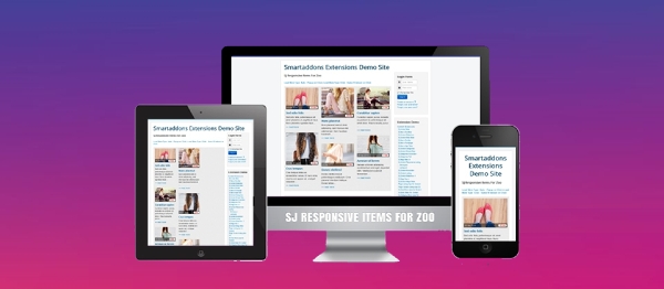 Joomla SJ Responsive Items For Zoo Extension