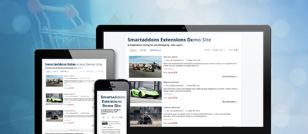 Joomla SJ Responsive Listing For JoomShopping Extension