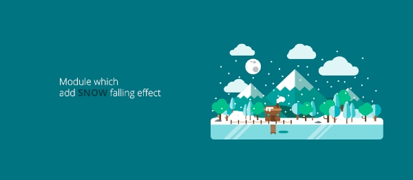 Joomla Skyline Snow Falling Extension