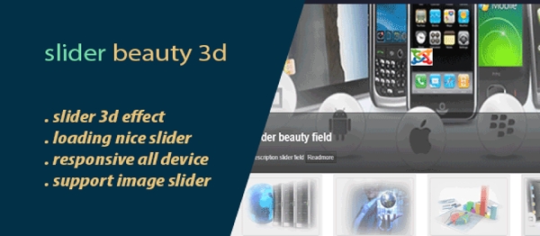 Joomla Slider Beauty 3d Extension