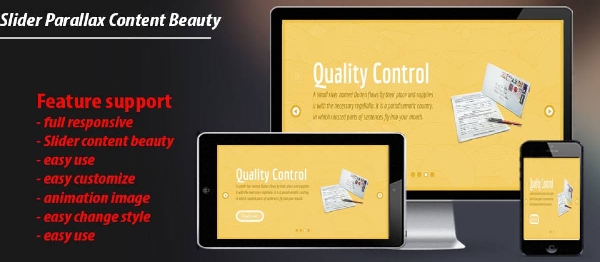 Joomla Slider Parallax Content Beauty Extension