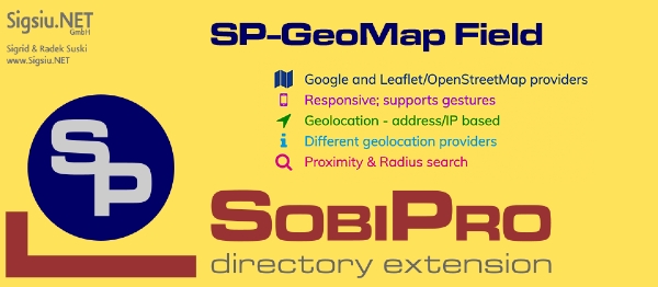 Joomla SP-GeoMap Field For SobiPro Extension