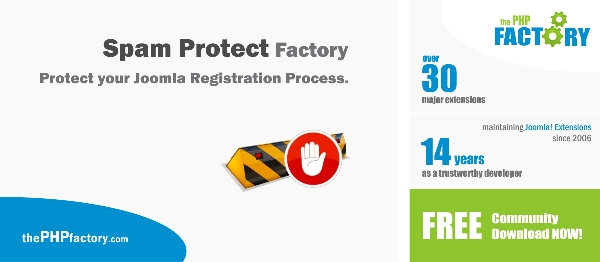 Joomla Spam Protect Factory Extension