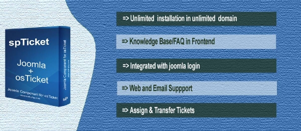 Joomla SpTIcket Extension