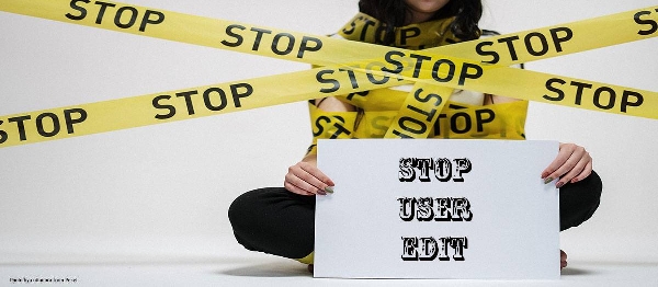 Joomla Stop User Edit Extension