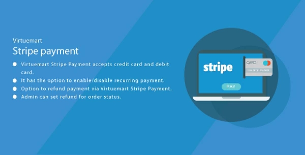 Joomla Stripe Recurring Payment Gateway For Virtuemart Extension