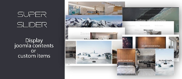 Joomla Super Slider Extension