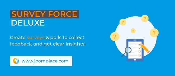 Joomla Survey Force Deluxe Extension