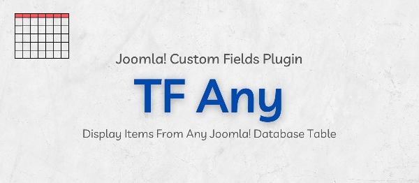 Joomla TF Any Extension