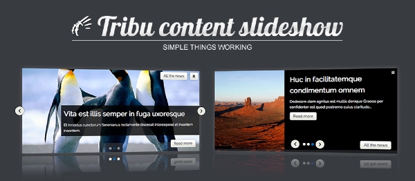 Joomla Tribu Content Slideshow Extension