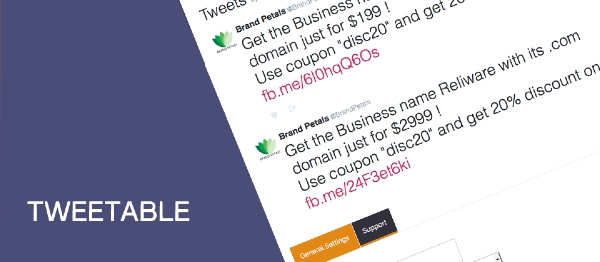 Joomla Tweetable Extension