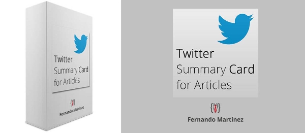 Joomla Twitter Summary Card For Articles Extension