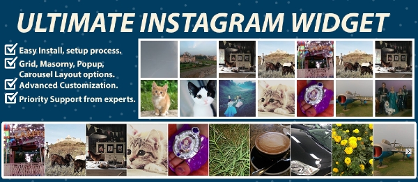 Joomla Ultimate Instagram Widget Extension