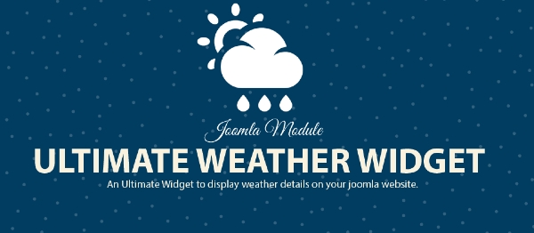 Joomla Ultimate Weather Widget Extension