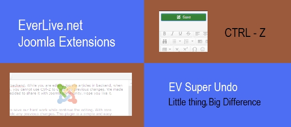 Joomla Undo After Save Extension