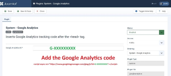 Joomla Universal Google Analytics Extension