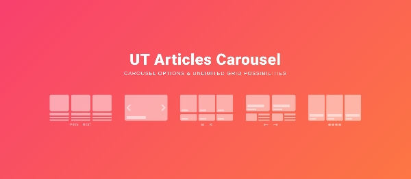 Joomla UT Articles Carousel Extension