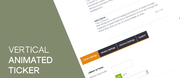 Joomla Vertical Animated Ticker Extension