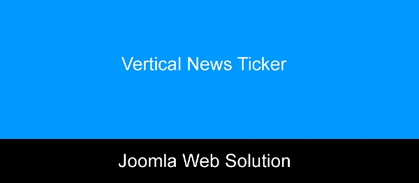 Joomla Vertical News Ticker Extension