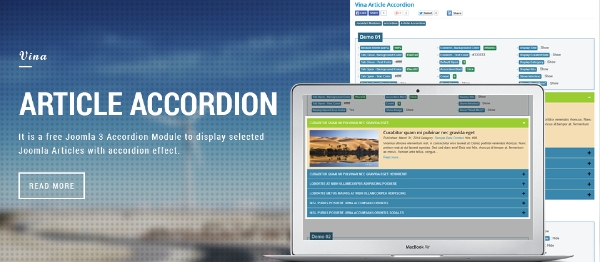 Joomla Vina Article Accordion Extension