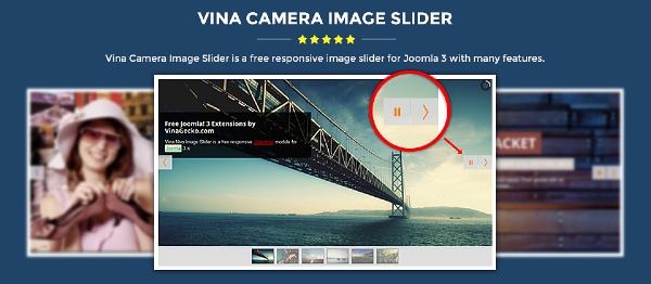 Joomla Vina Camera Image Slider Extension