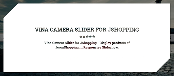 Joomla Vina Camera Slider For JShopping Extension