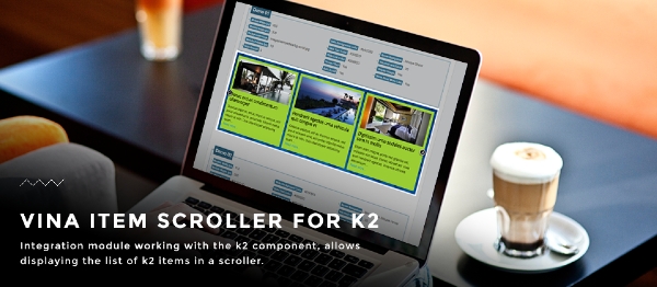 Joomla Vina Item Scroller For K2 Extension