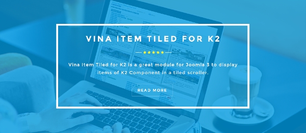 Joomla Vina Item Tiled For K2 Extension