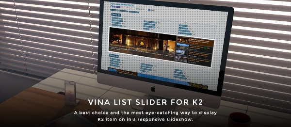 Joomla Vina List Slider For K2 Extension