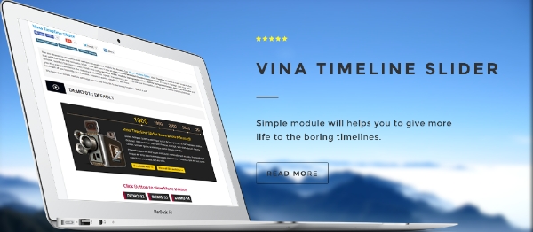 Joomla Vina Timeline Slider Extension