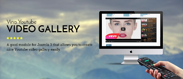 Joomla Vina Youtube Video Gallery Extension