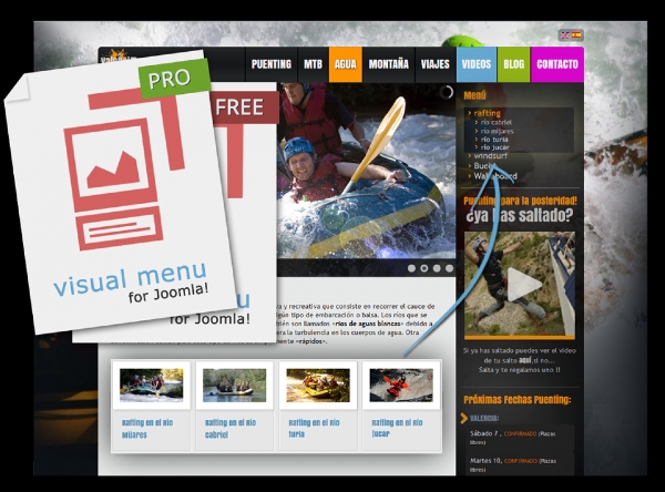 Joomla Visual Menu Extension