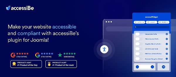 Joomla WCAG And ADA Accessibility - AccessiBe Extension