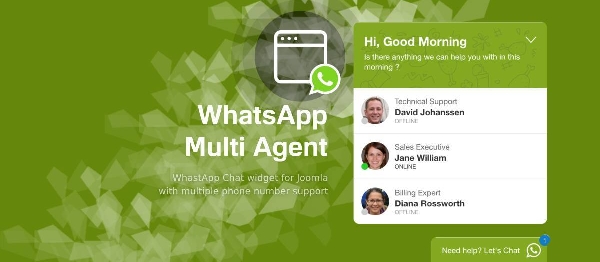 Joomla WhatsApp Multi Agent Extension