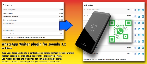 Joomla WhatsApp Waiter Extension