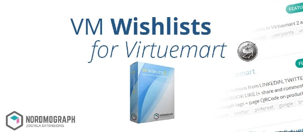 Joomla Wishlists For Virtuemart Extension