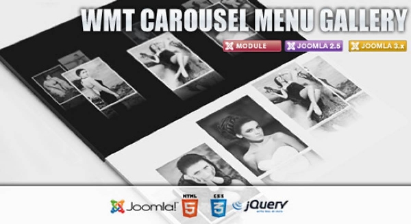 Joomla WMT Carousel Menu Gallery Extension