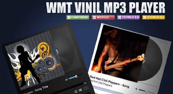 Joomla WMT Vinil Mp3 Player Extension