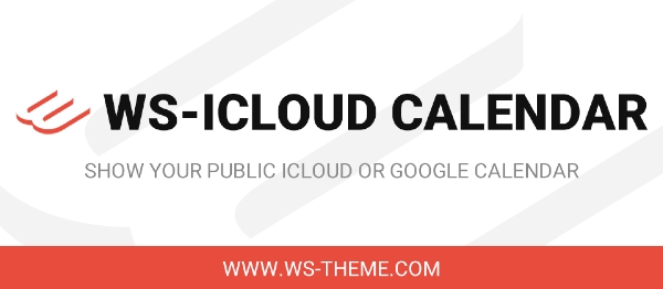 Joomla WS-iCloud Calendar Extension