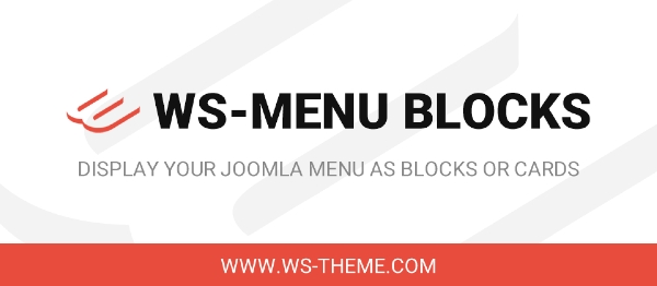 Joomla WS-Menu Blocks Extension