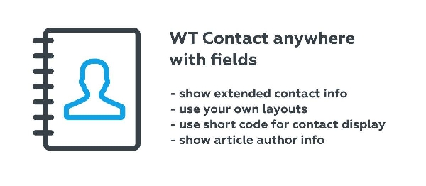 Joomla WT Contact Anywhere With Fields Extension