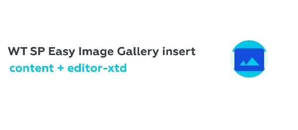 Joomla WT SP Easy Image Gallery Insert Extension