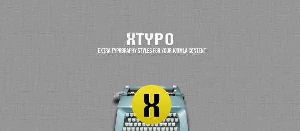 Joomla XTypo Extension